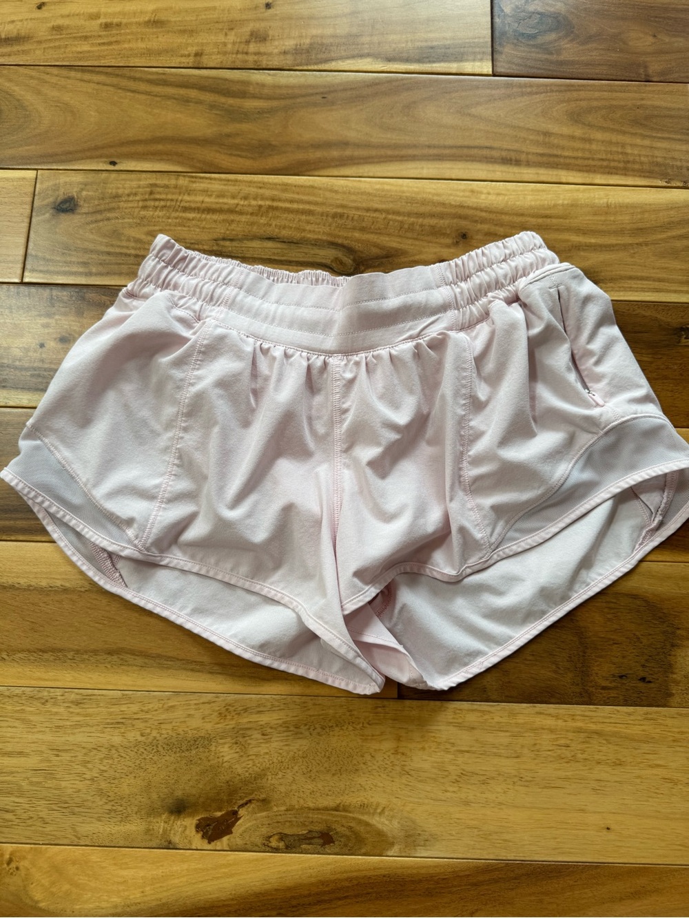 Lulu Lemon Light Pink Athletic Running Shorts